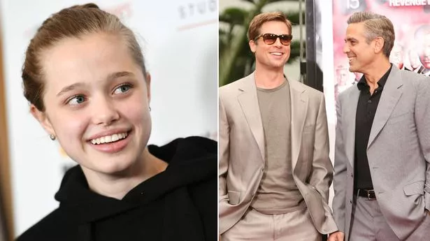 Brad Pitt ‘visits George Clooney in Italy’ as daughter Shiloh drops famous last name – The Mirror US