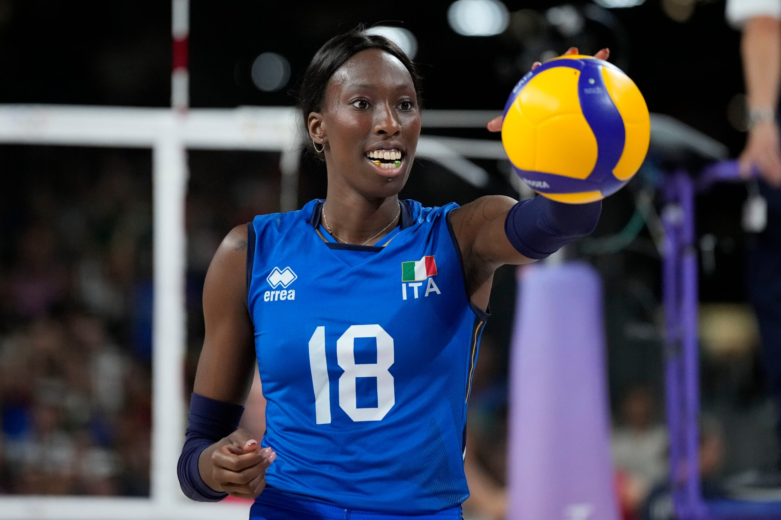 Graffiti celebrating Italian volleyball player Paola Egonu vandalized after Italy wins Olympic gold – KSAT San Antonio