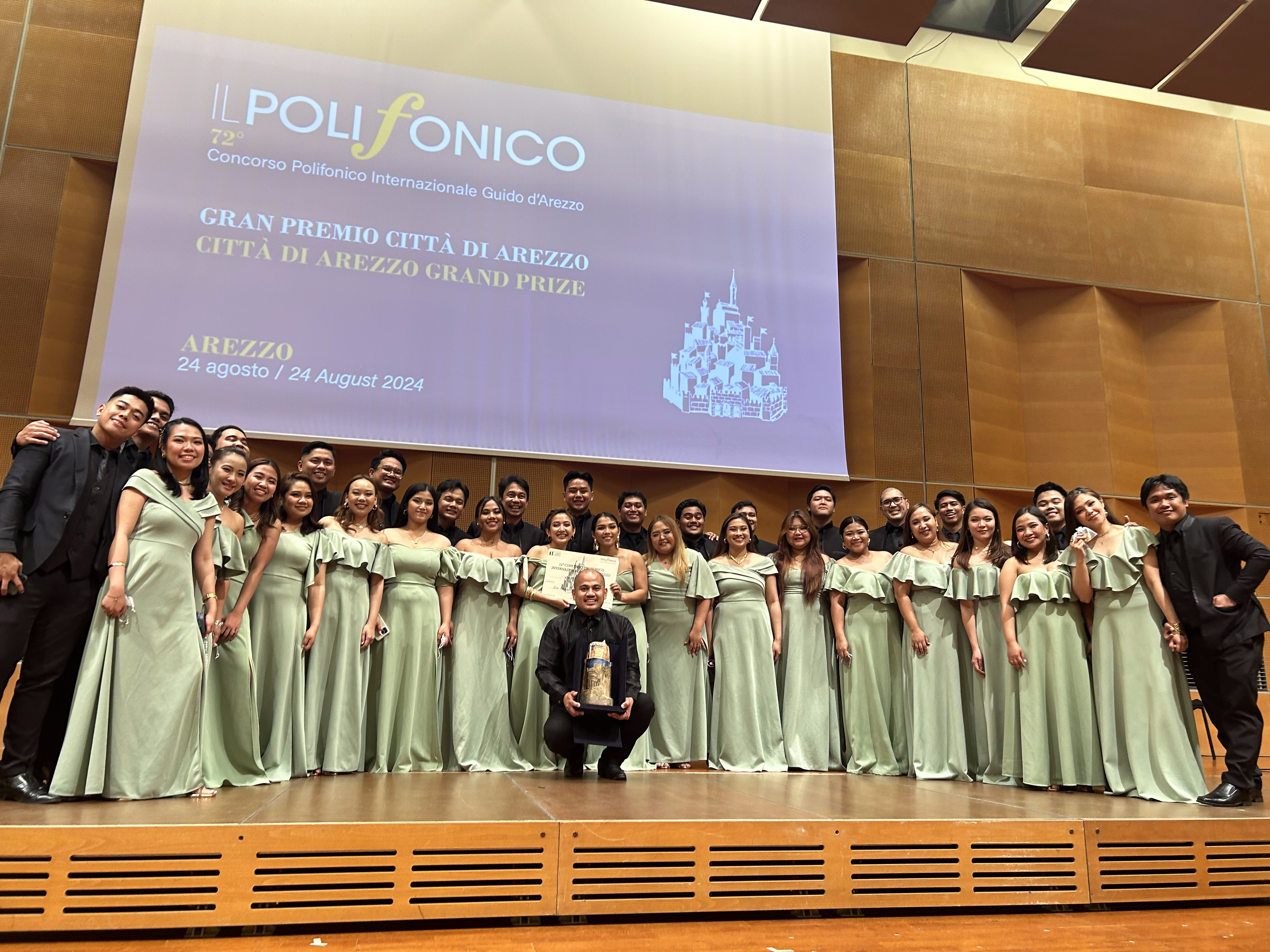 PH choir Los Cantantes de Manila wins Grand Prix in international choir competition in Arezzo, Italy – Inquirer.net